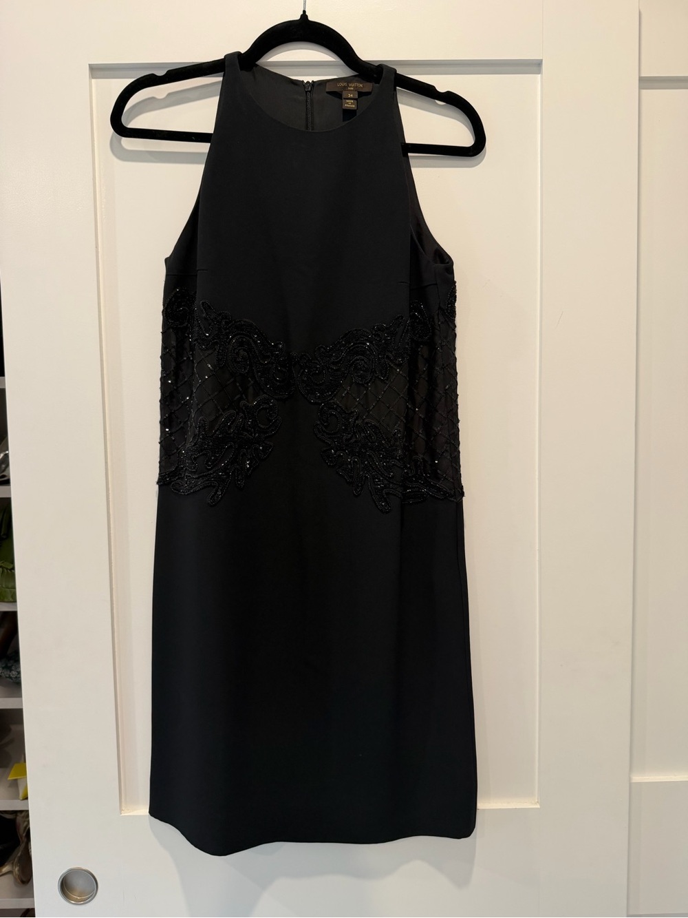 Louis Vuitton Spring 2014 Runway Black Sequin Dress - Picture 2 of 5